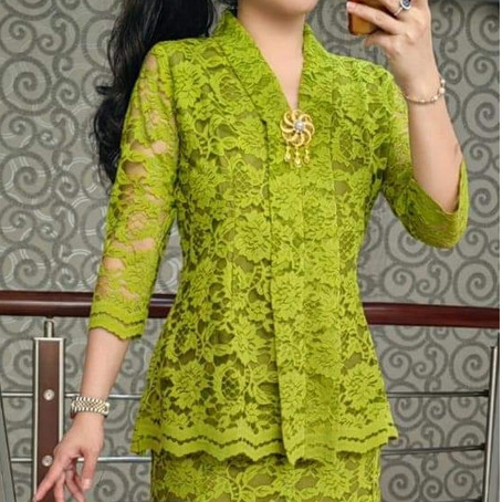 RN SETELAN ROK KARTINI/BAJU STELAN BROKAT
