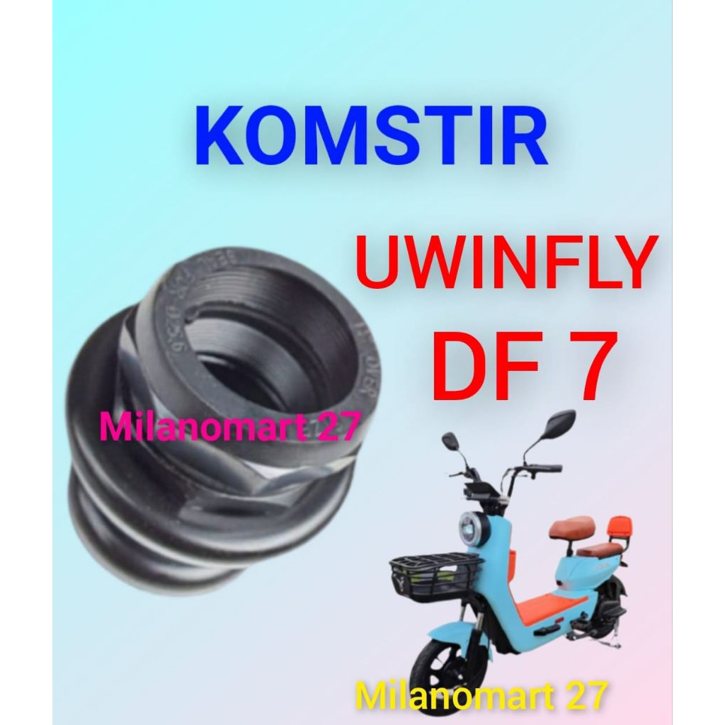 komstir sepeda listrik uwinfly DF7 kones headset komfork sepeda listrik uwinfly DF 7