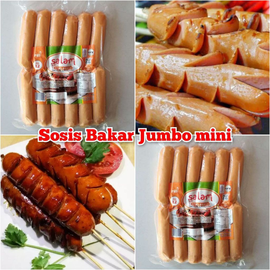 Sosis Salam Jumbo Bakar  Mini Isi 12
