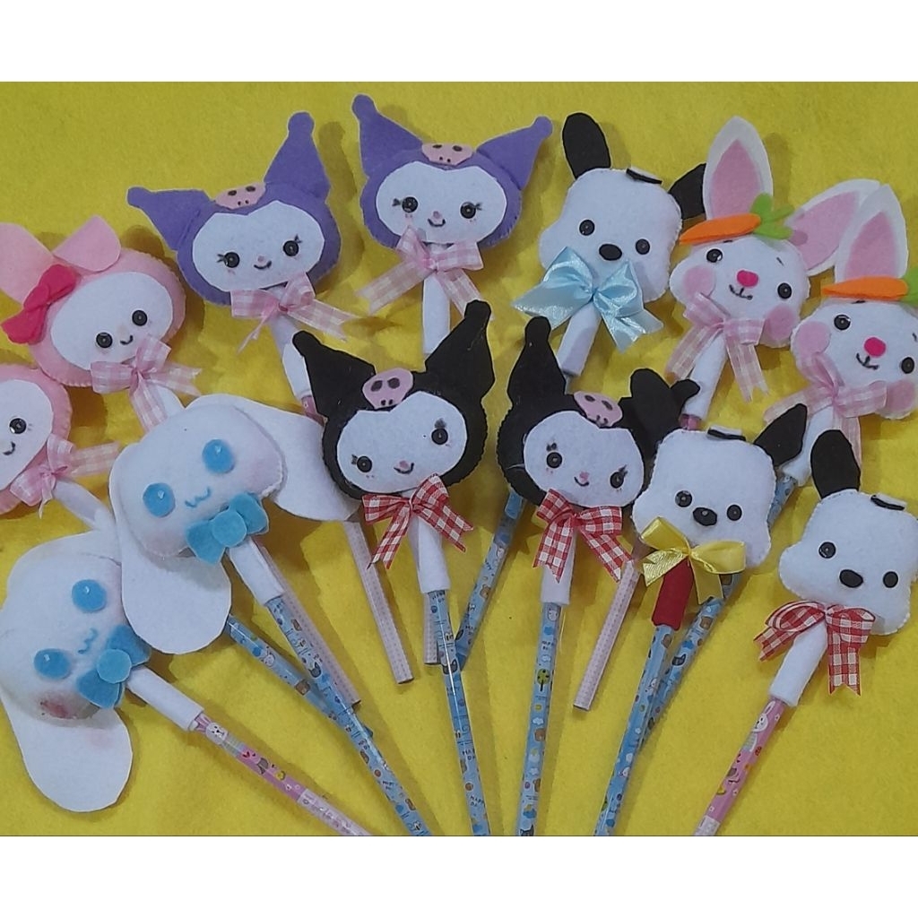pensil hias karakter/pensil hias flanel