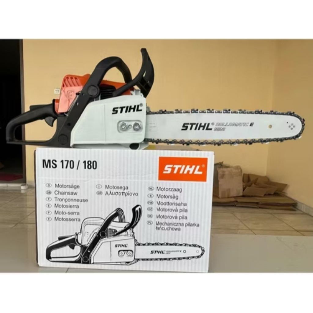 PROMO MESIN POTONG KAYU SENSO MS170/MS180 MODEL BARU STIHL ORIGINAL BAR LASER 16 INCH
