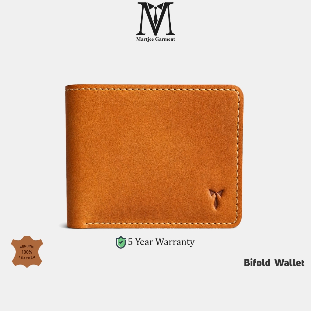 Martjee | Bifold Wallet -  Dompet Lipat Pria - Dompet Kulit Sapi Asli - Crazy Horse Leather