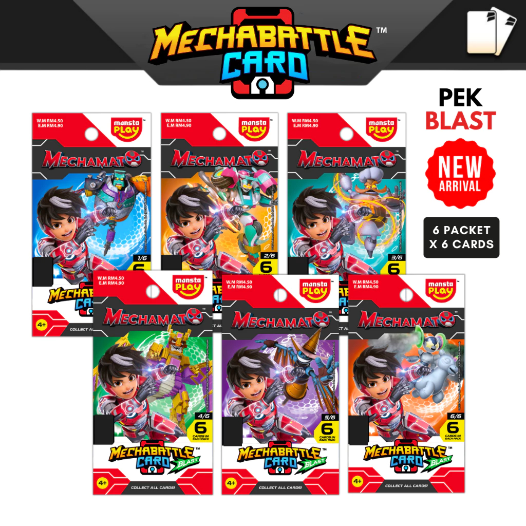 Pek Blast  -  Mechamato Mecha Battle Card Set Malaysia