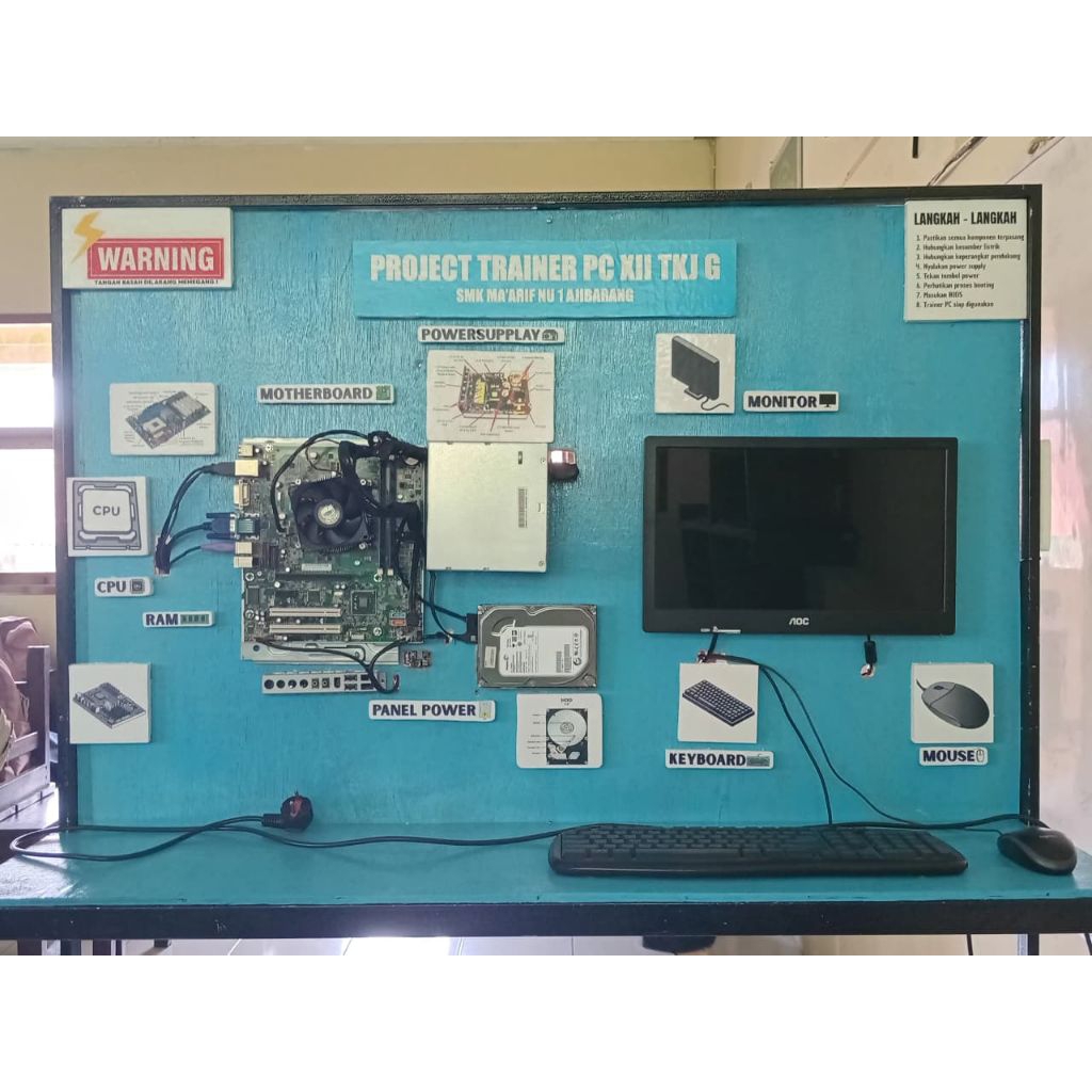 Trainer PC Edukasi – Media Pembelajaran Hardware