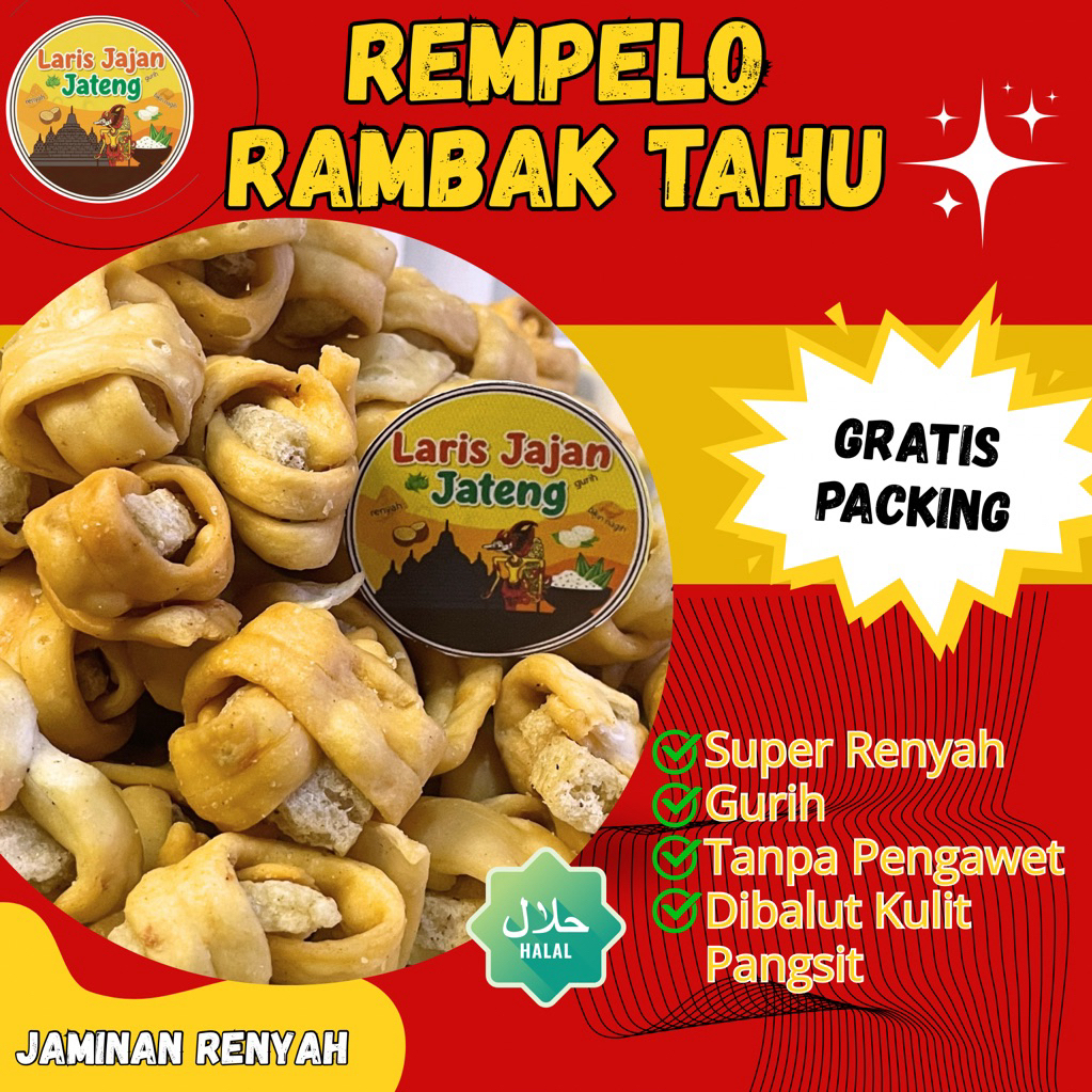 VIRAL | REMPELO RAMBAK | REMPELO TAHU | Pangsit | Camilan Viral | KERUPUK VIRAL