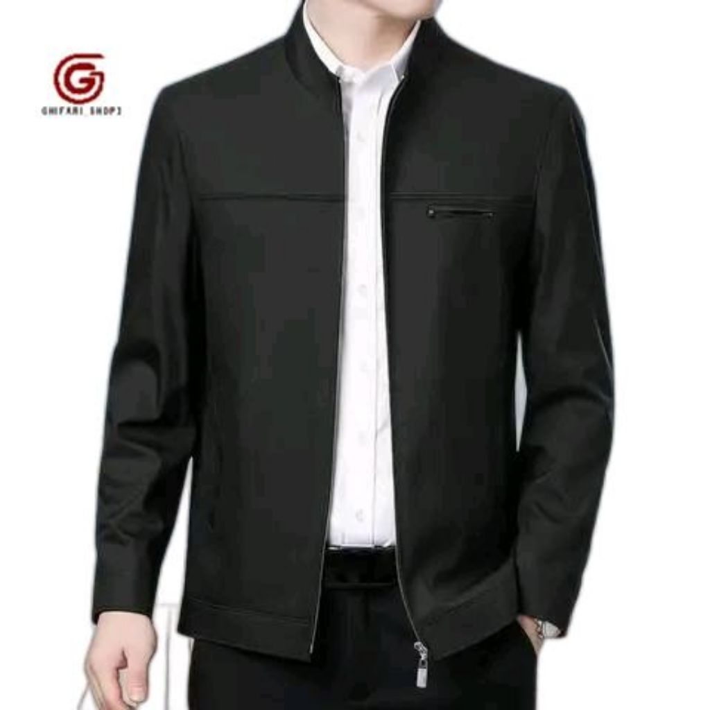 jaket pria jaket elegan bahan katun
