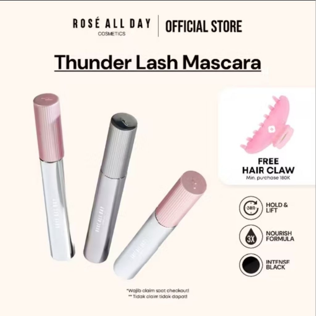 Rose All Day Thunder Lash Maskara.