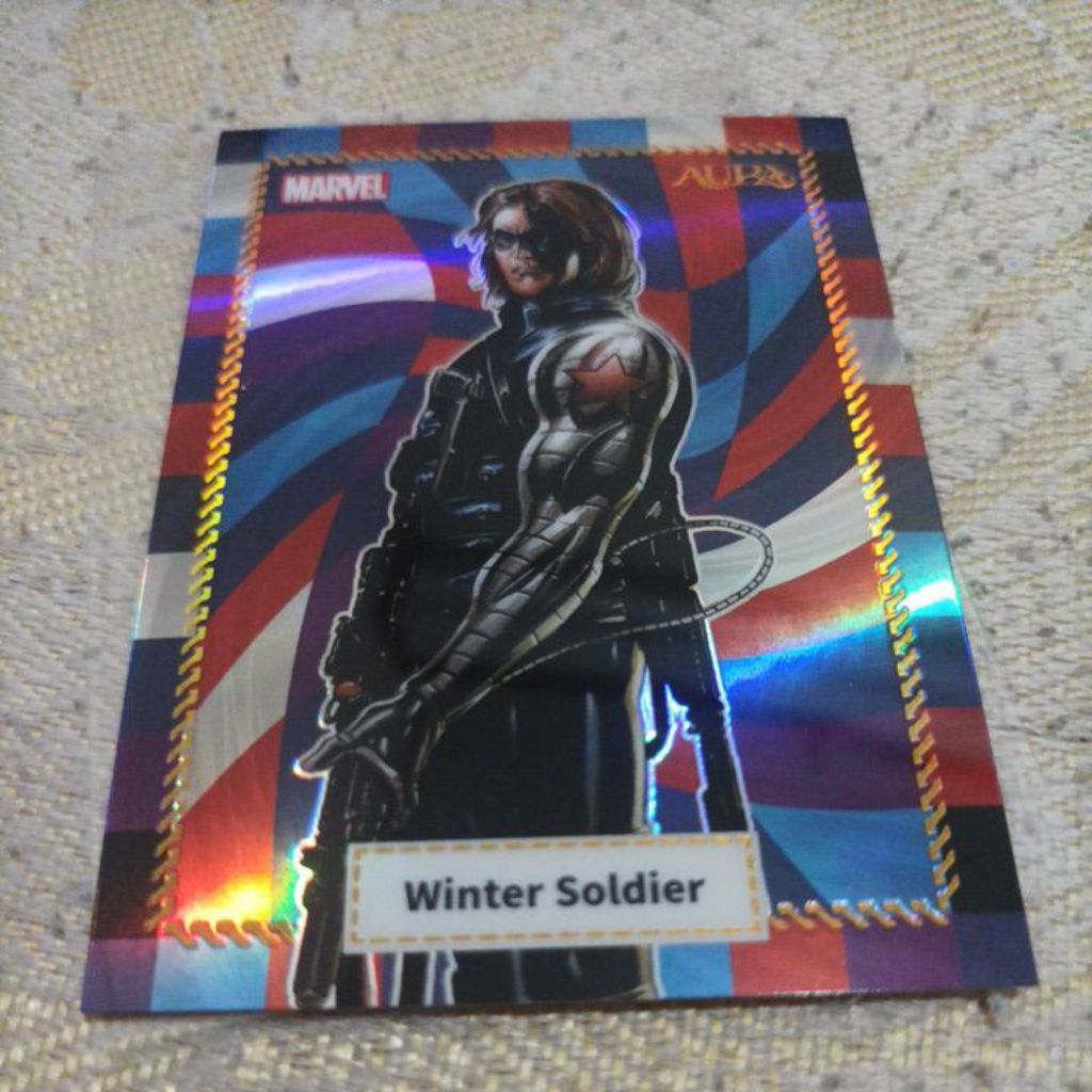 Kartu Marvel Winter Soldier HOLO REFRACTOR /75 | RARE