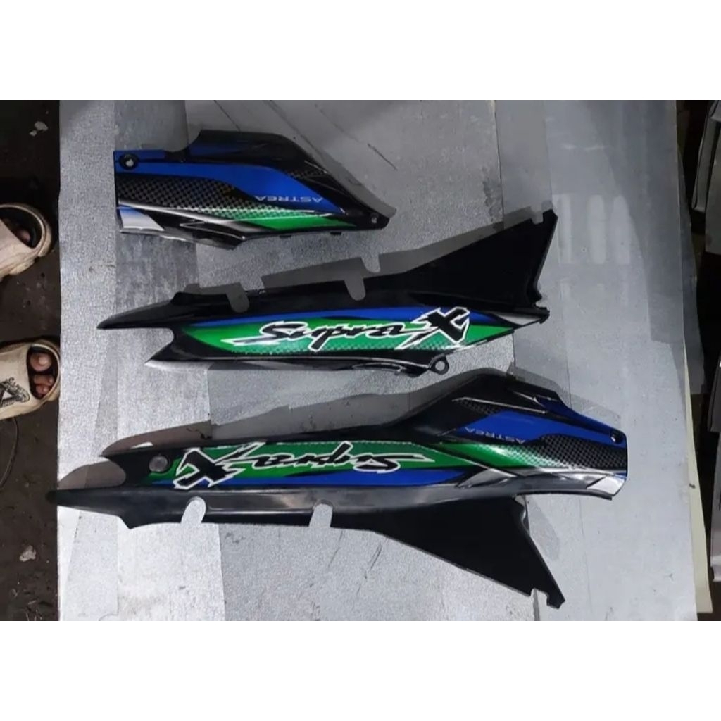cover body motor Honda Supra x lama tahun 2002