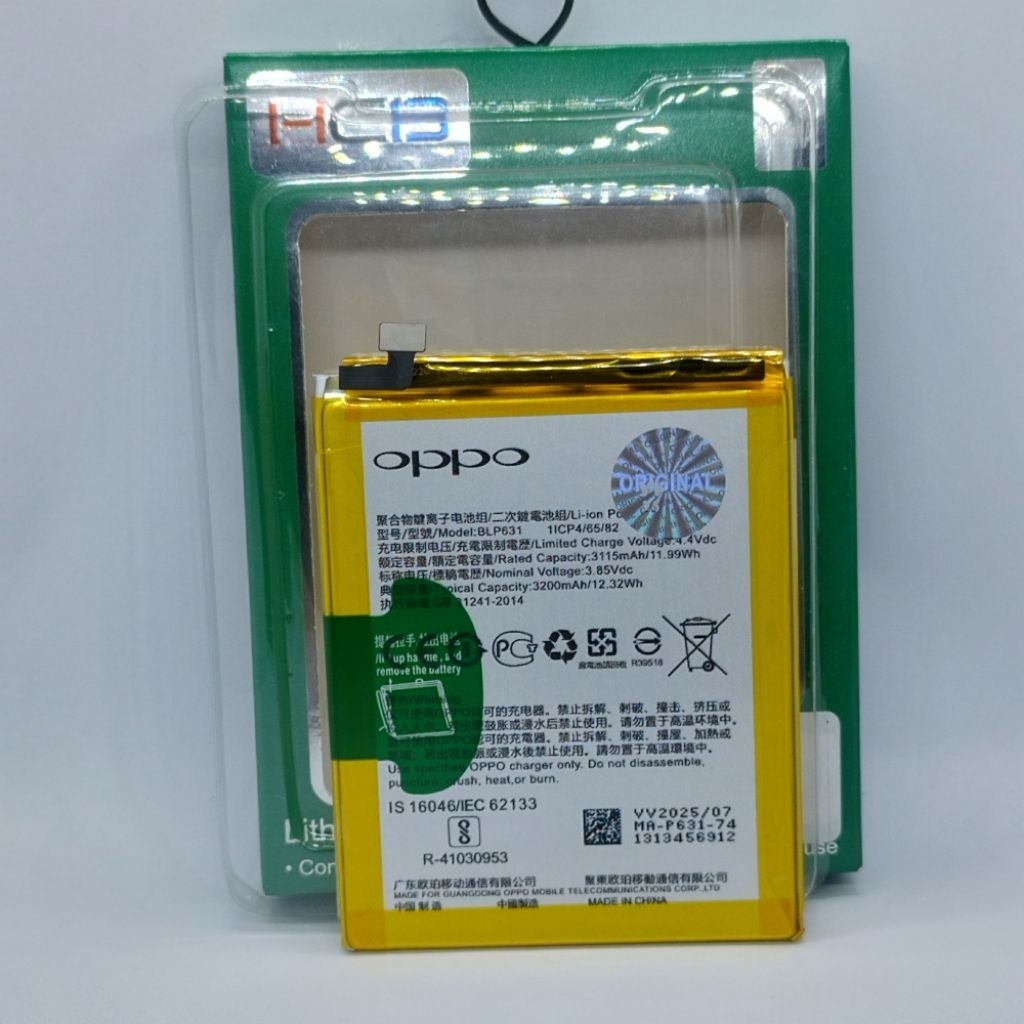 GARANSI 6 BULAN Baterai Oppo F3 F5+ F5 PLUS F5 YOUTH A73 A75 A77 CPH1609 CPH1715 CPH1723 CPH1727 BLP