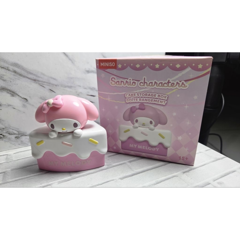 My melody Sanrio Character Storage cakebox