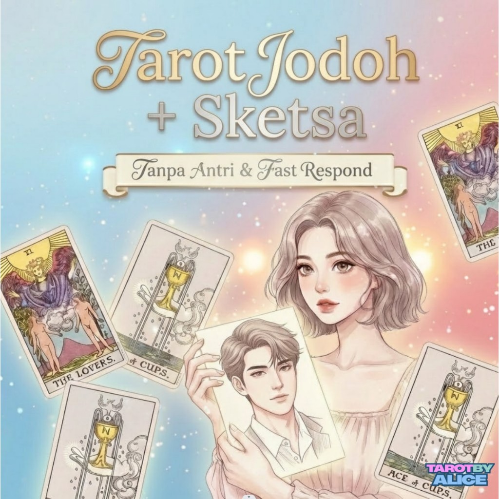 Jasa Reading Tarot Jodoh + Sketsa Muka Jodoh | Tanpa Antri | Fast Respon Hasil dalam 1 hari