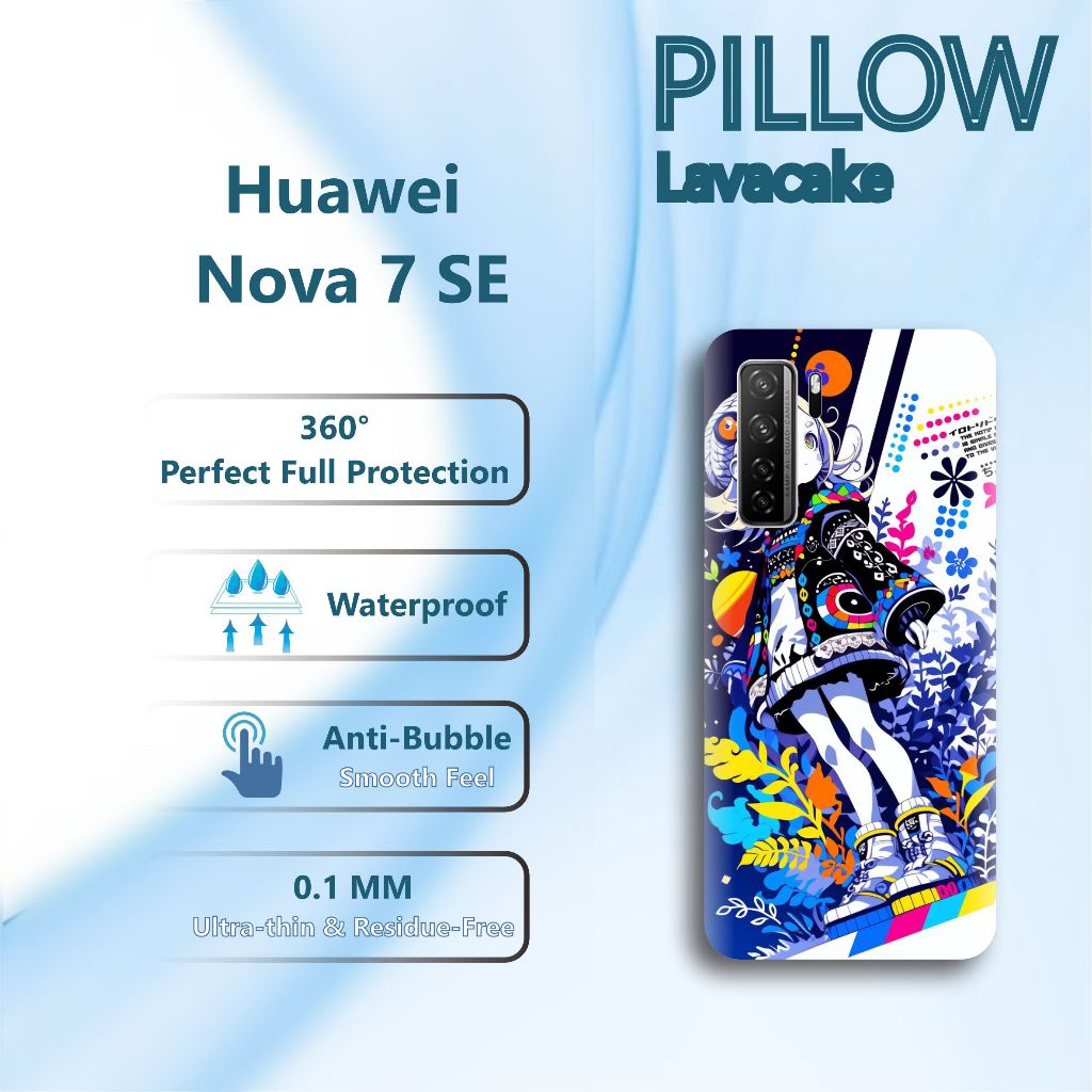 Skin HP Huawei Nova 7 SE Custom 2PCS Garskin Huawei Nova 7 SE Premium Full Body Anti Gores Free Desi