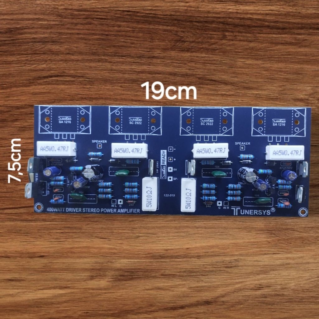 kit driver power amplifier stereo 400watt sanken TUNERSYS
