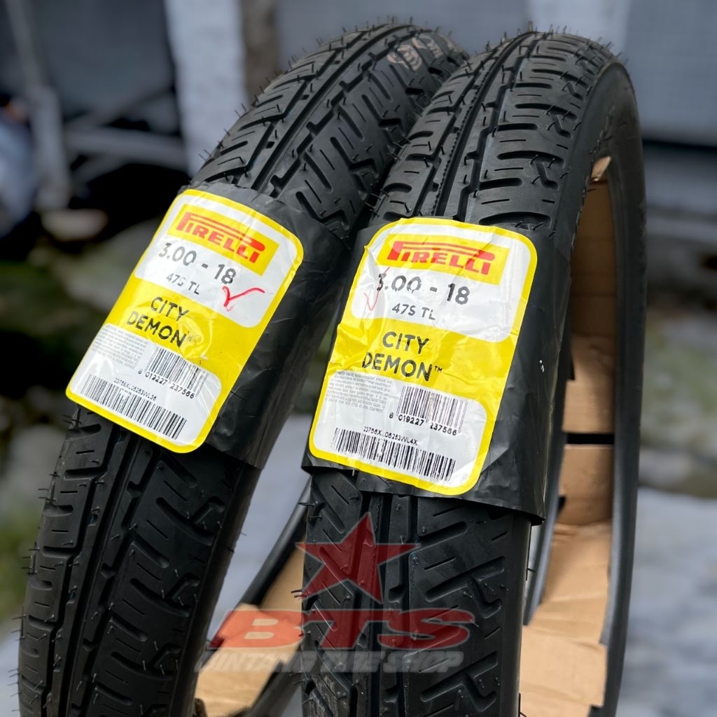 Ban RX King Series Pirelli City Demon 300-18 TUBLES MEDIUM COMPOUND MADE IN BRAZIL