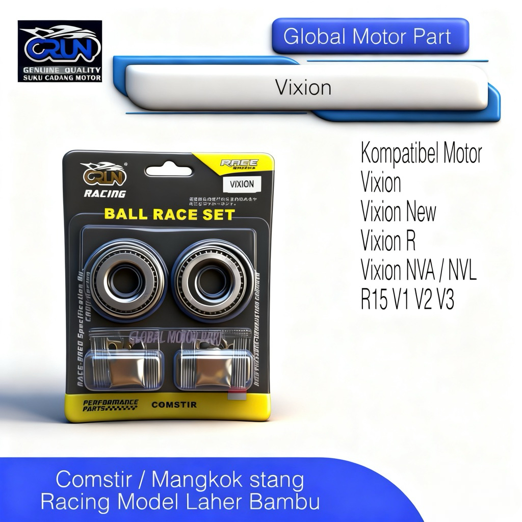 CRUN Comstir Racing Laher Bambu Yamaha Vixion / Vixion New R NVA NVL / R15 V1 V2 V3