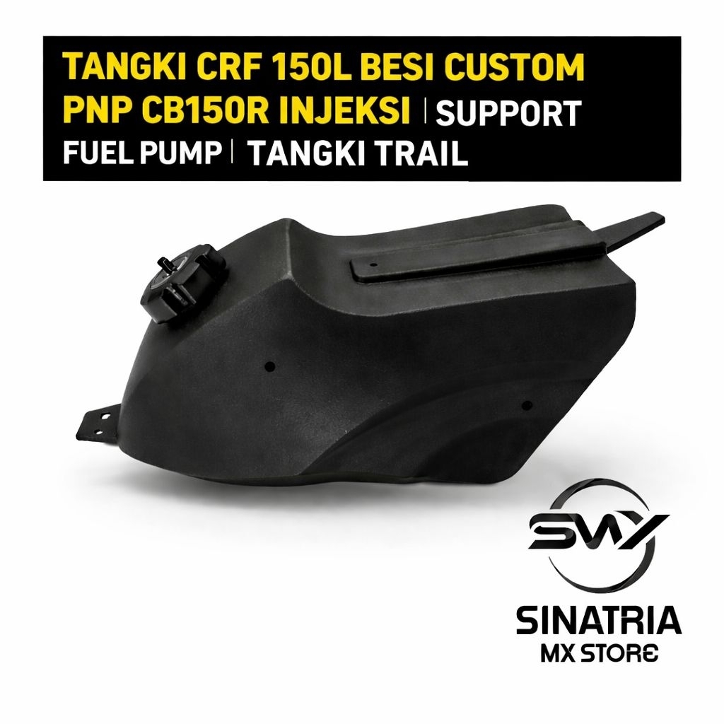 TANGKI CRF 150L BESI CUSTOM PNP CB150R INJEKSI | SUPPORT FUEL PUMP | TANGKI TRAIL