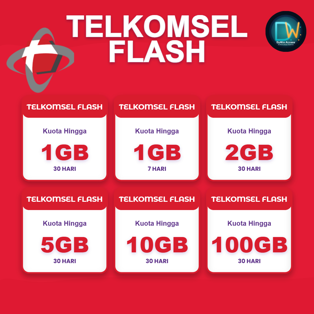 PAKET DATA INTERNET TELKOMSEL FLASH JUMBO| 30 HARI