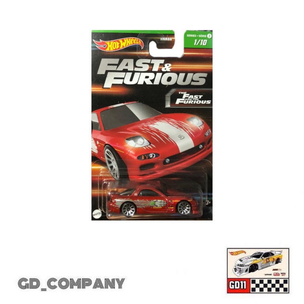 Hotwheels Mazda RX - 7 FNF Wave 2 (Free protektor)