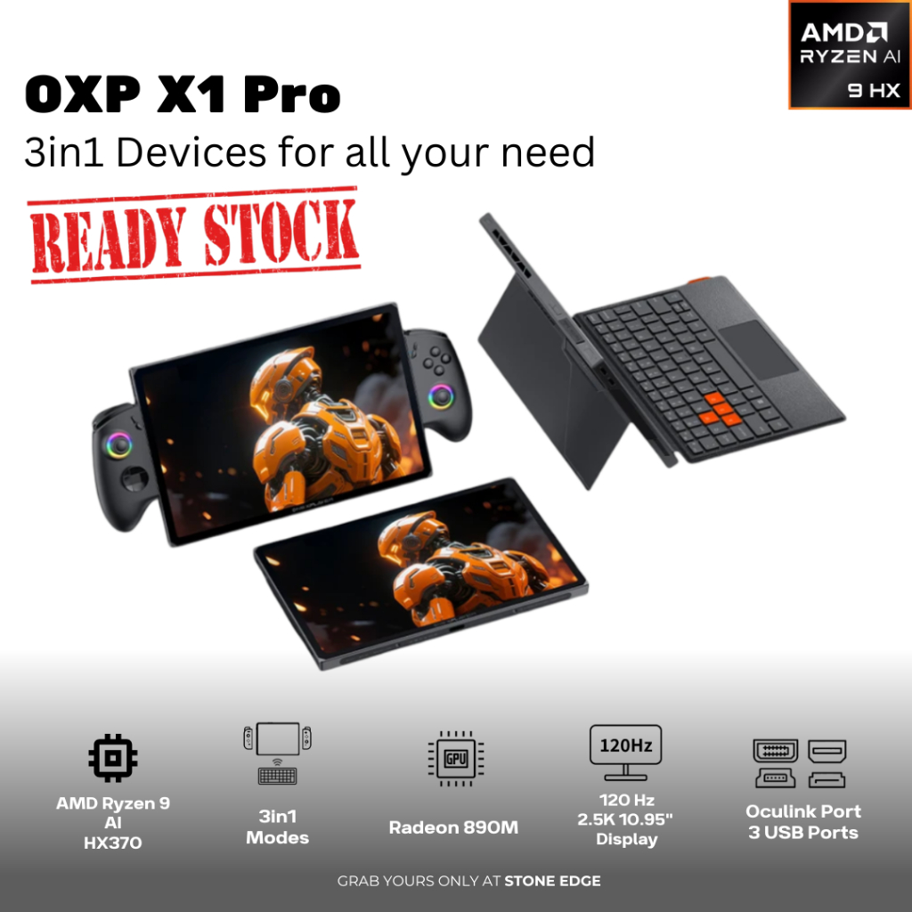 OneXPlayer X1 Pro OXP X1 PRO Ryzen AI HX 370 X1 10.95inch 2025 Laptop PC Handheld Gaming 3in1 10.95 