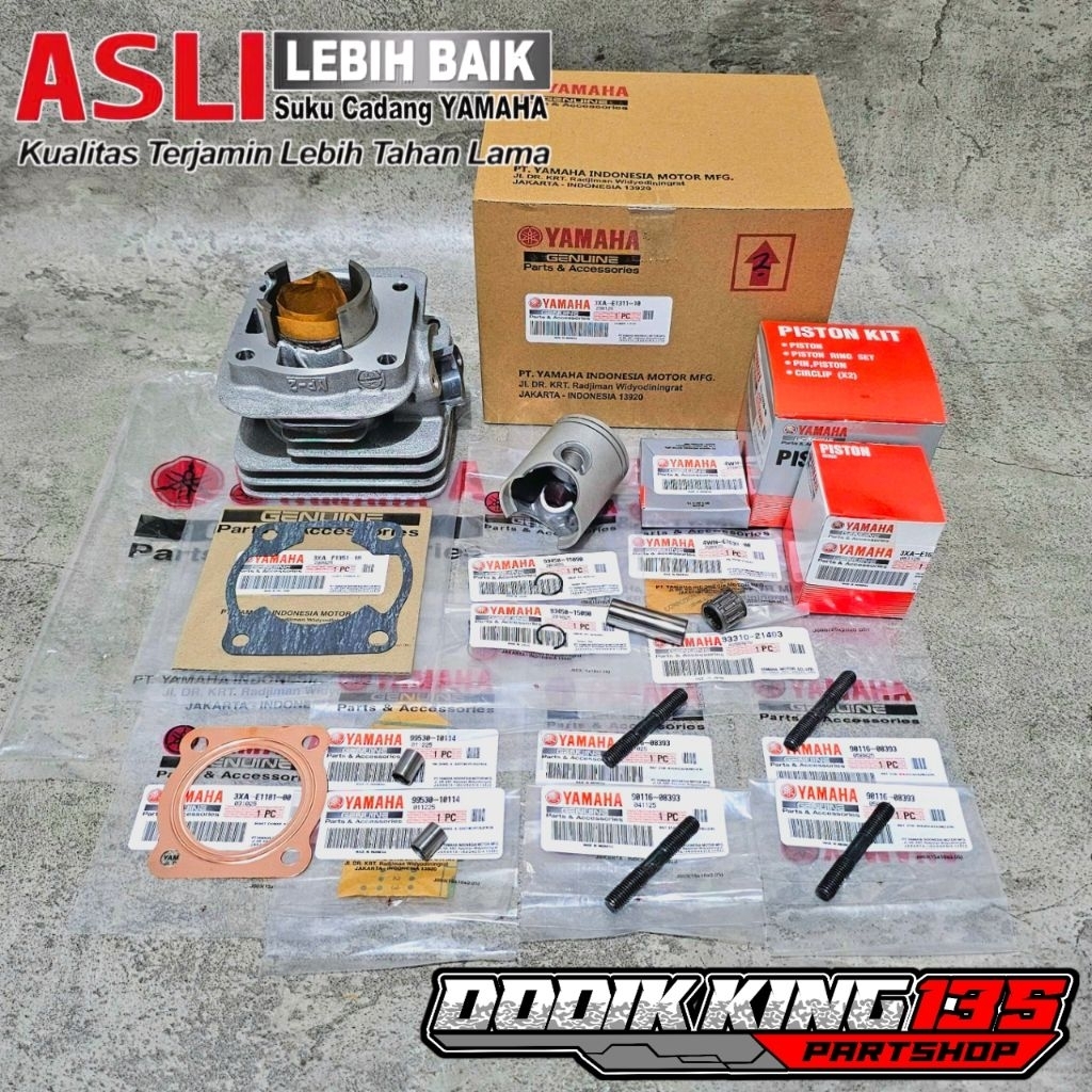 PAKET BLOK SEHER BORING YP2 YP-2 F1Z F1ZR FIZR ORIGINAL YAMAHA GENUINE PART