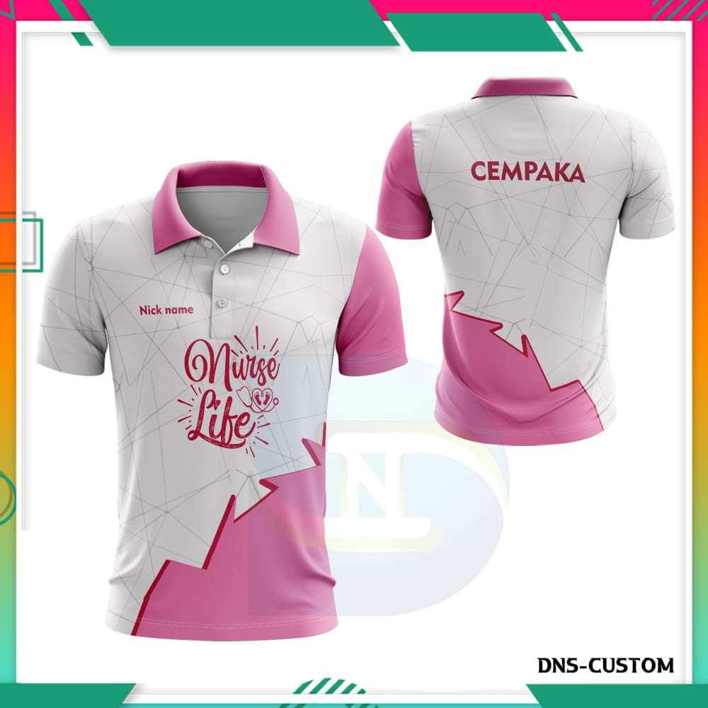 Kaos Nurse Pria Profesi Perawat Medis Premium