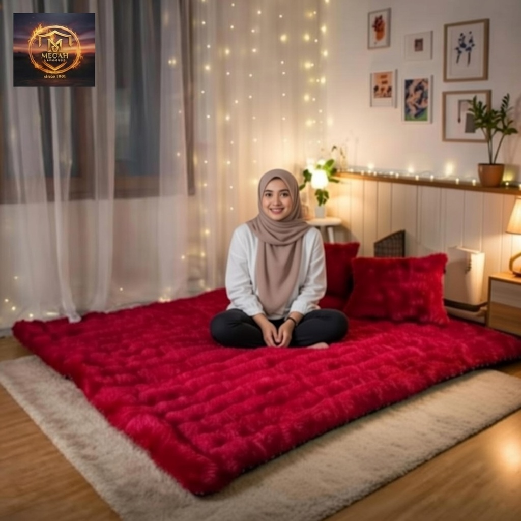Restful - Kasur Lantai Bulu Rasfur Gender Jumbo