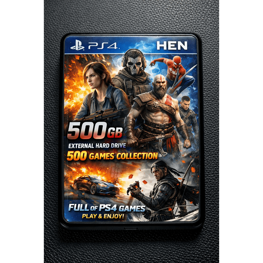 Hardisk Eksternal 500 gb isi game PS3/PS4 HEN