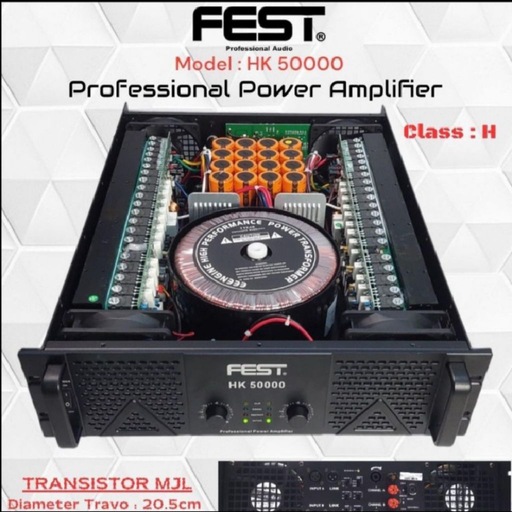 Power amplifier Fest HK50000 original class H | melody classic