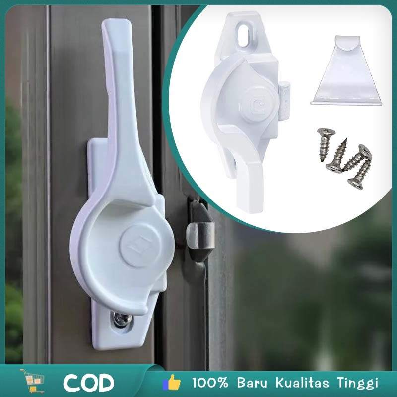 Cresent Lock Putih Kunci Jendela Sliding Grendel Kuping Kunci Sliding Geser Grendel Jendela Sliding 