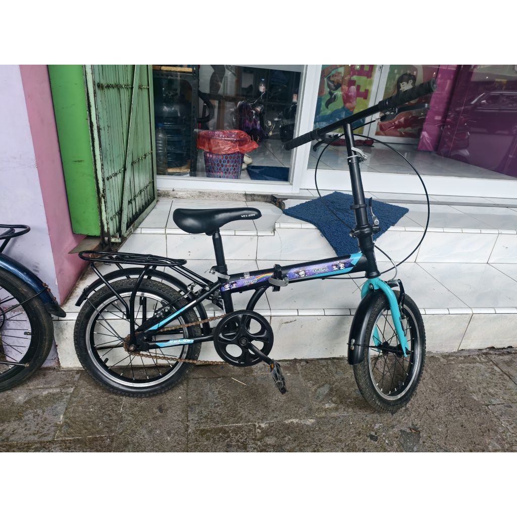 BEKAS SEPEDA LIPAT 16 VELLION
