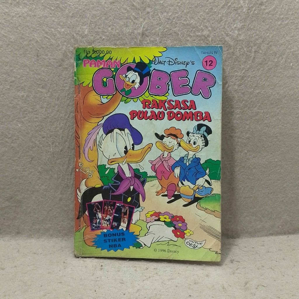 Buku Komik Walt Disneys Paman Gober No 12 Tahun IV