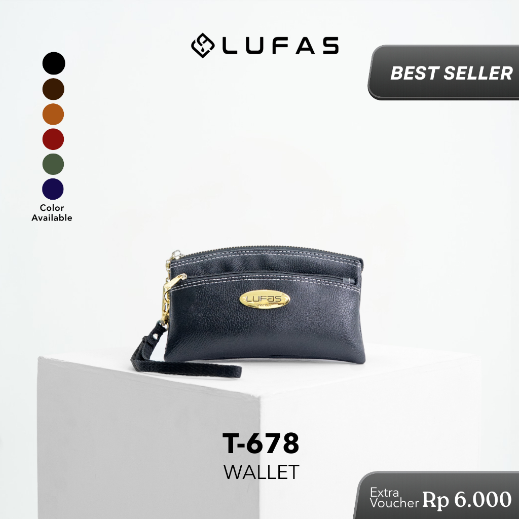 [T-678 Wallet] LUFAS Dompet Wanita Kecil / Mini Wallet Simple Desain Timeless