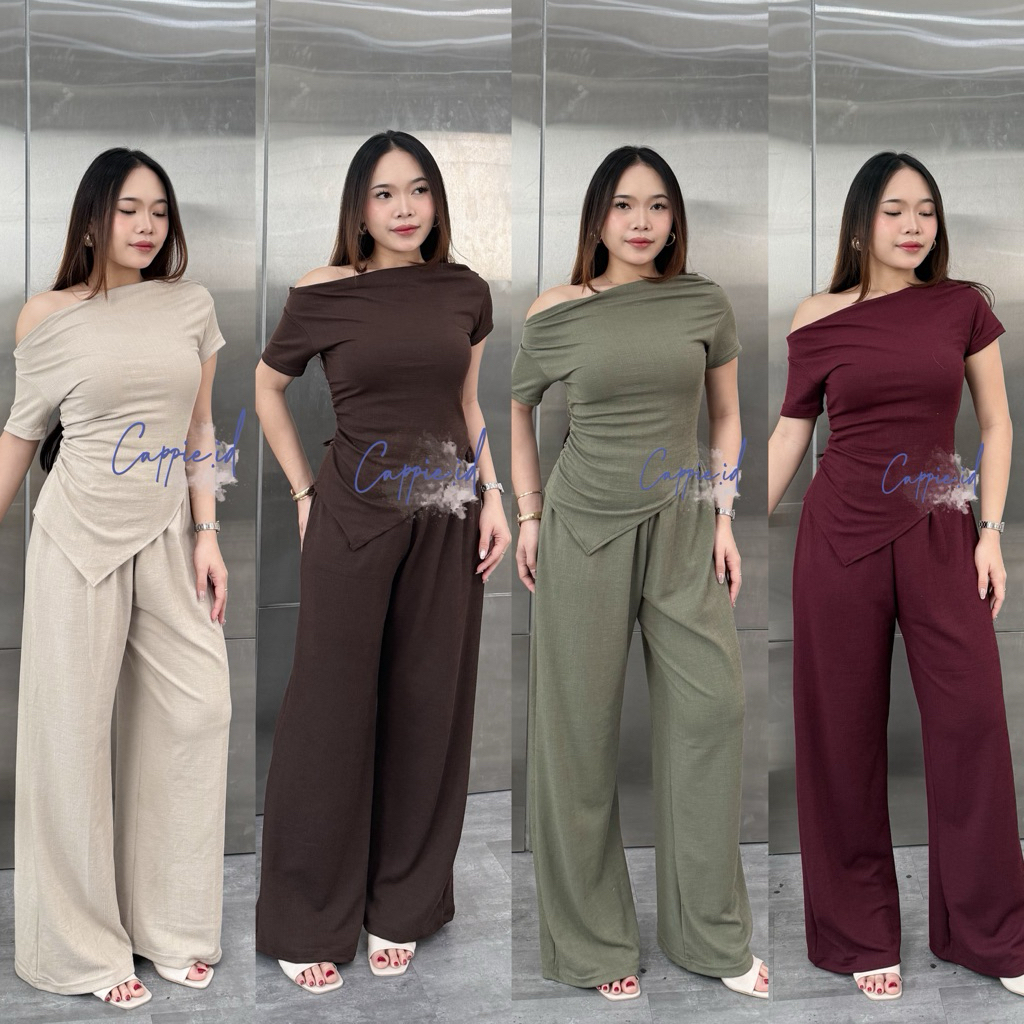 CAPPIE|| GLADYS ONESET/ SETELAN TOP & KULOT PREMIUM