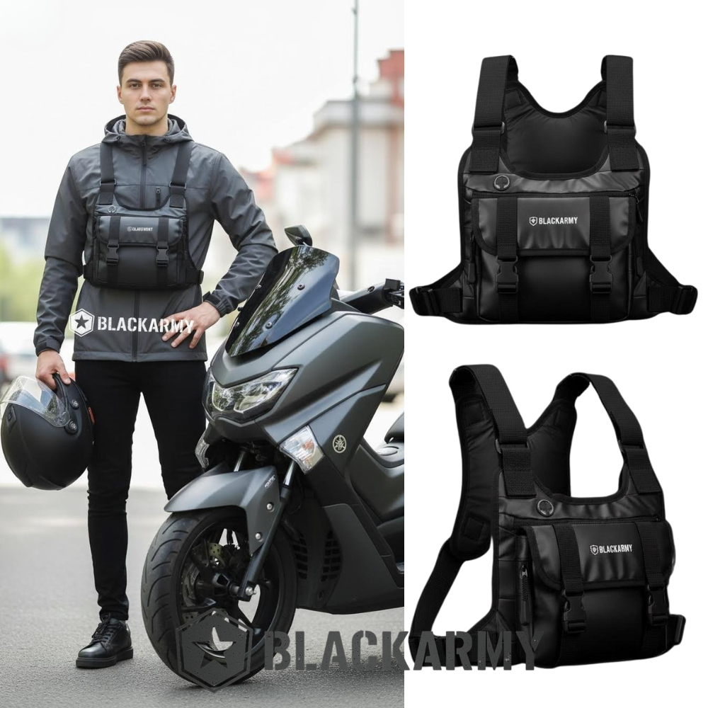 Black Army B-035 Chest Bag Cordura Bimo Waterproof