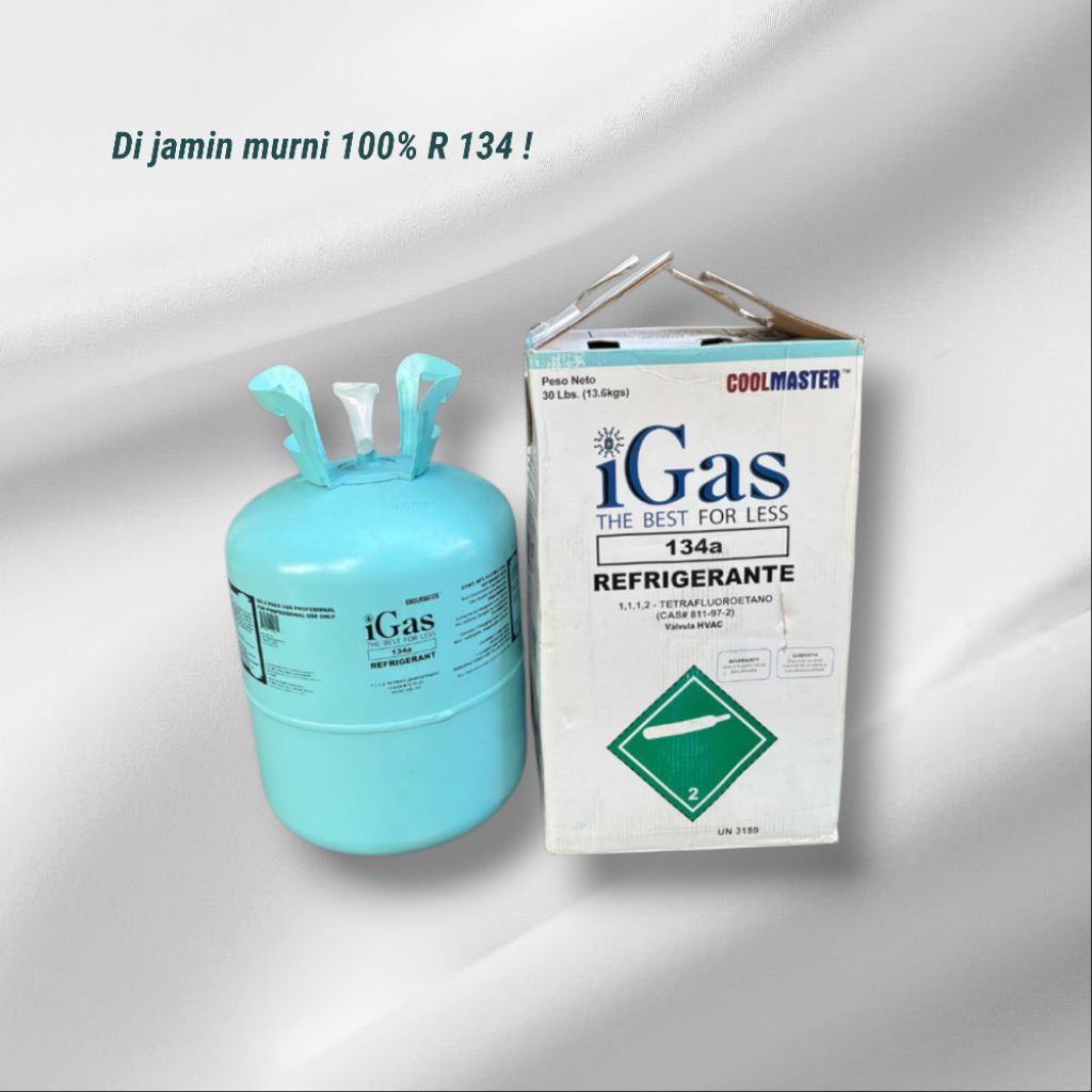 Freon IGas Tabung R 134 - 13.6 Kg / Ac Mobil, Kulkas