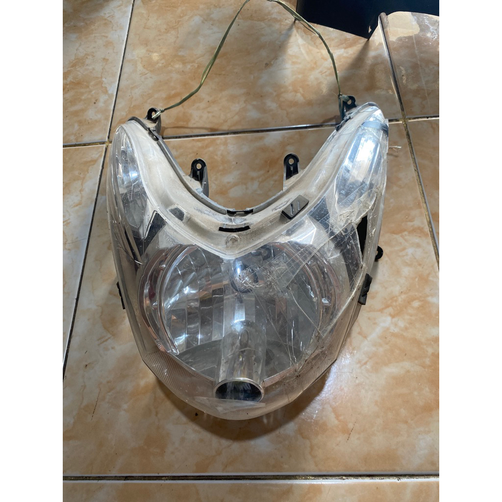 reflektor depan mio soul karbu