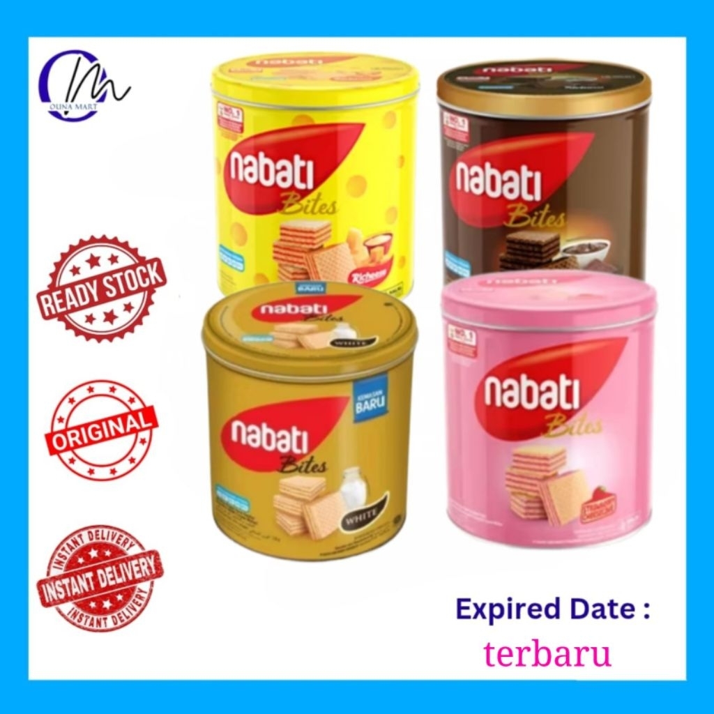 NABATI WAFER COKLAT KEJU PINK LAVA STRAWBERRY KALENG