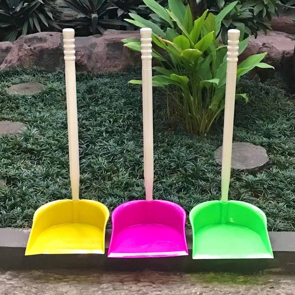 Cikrak / Pengki Sampah Model Daun Silver Yes Plast