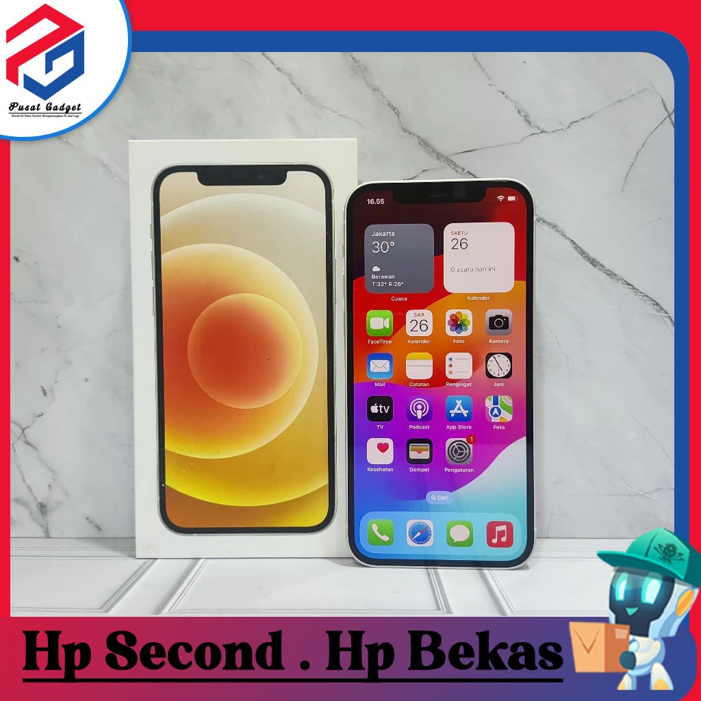 iPhone 12 64GB | 128GB iBox Second Pusat Gadget
