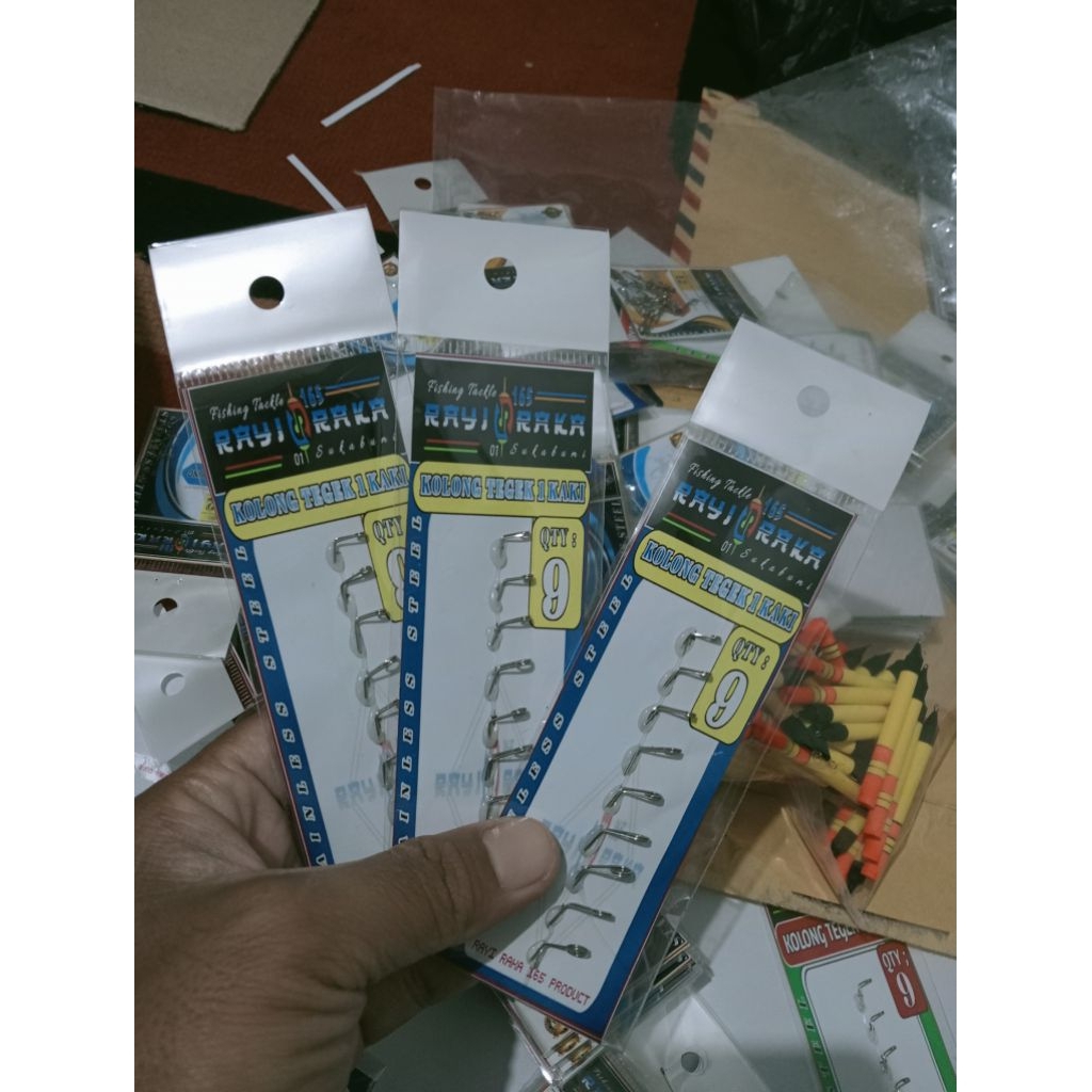 Kolong Ring Tegek Set 9pcs