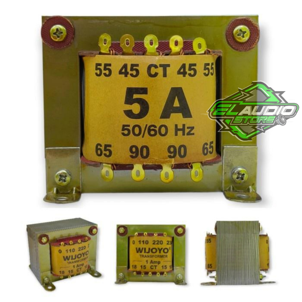 Trafo WIJOYO 5A Besar CT 90V / Travo ct 90 Volt Original By WIJOYO