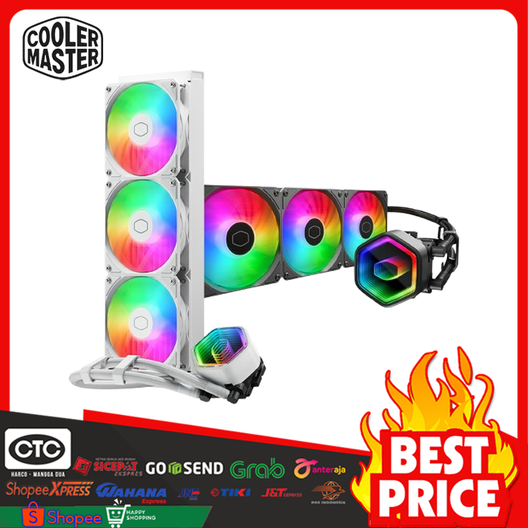 COOLER MASTER MASTERLIQUID 360 CORE II - CPU COOLER | 360mm - LIQUID CPU COOLER