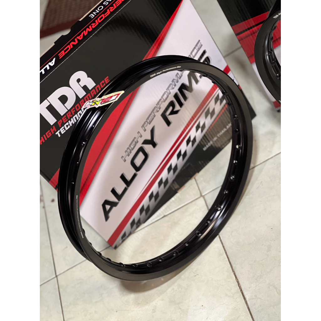 VELG TDR RING 18X160 HITAM GLOSY / VELG TDR AG STYLE RING 18 UK 160