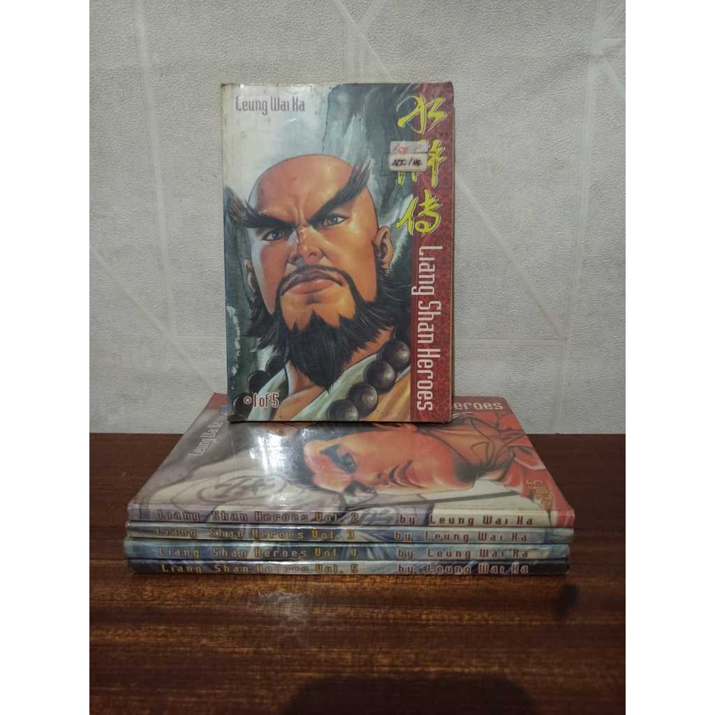 KOMIK LIANG SHAN HEROES SERI 1-5 TAMAT/ BEKAS