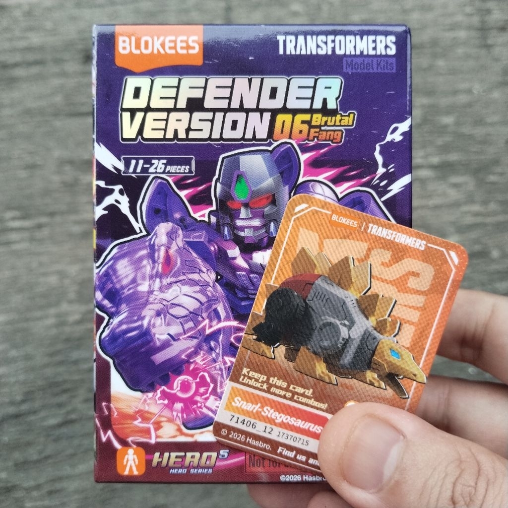 Blokees Buluke Transformers Galaxy Defender Version 06 Snarl Dino Combiner Volcanicus Part