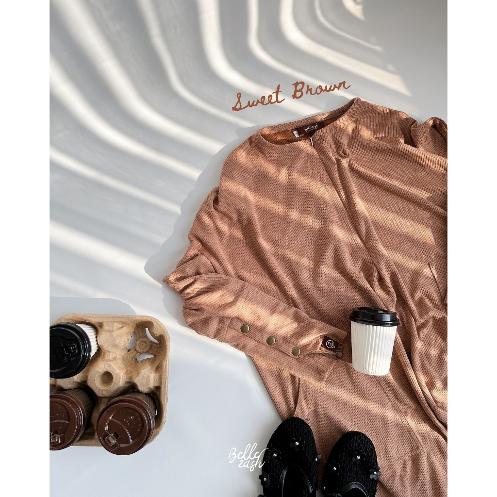 Raline One Set by Bellezash _ Sweet Brown LXL (Preloved VGC)