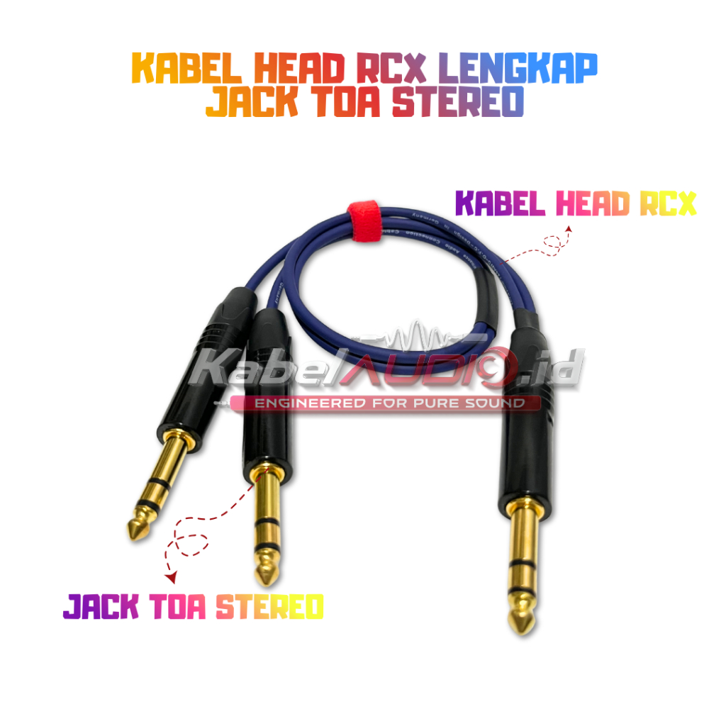 Paket Jack Toa to duel toa mono/stereo