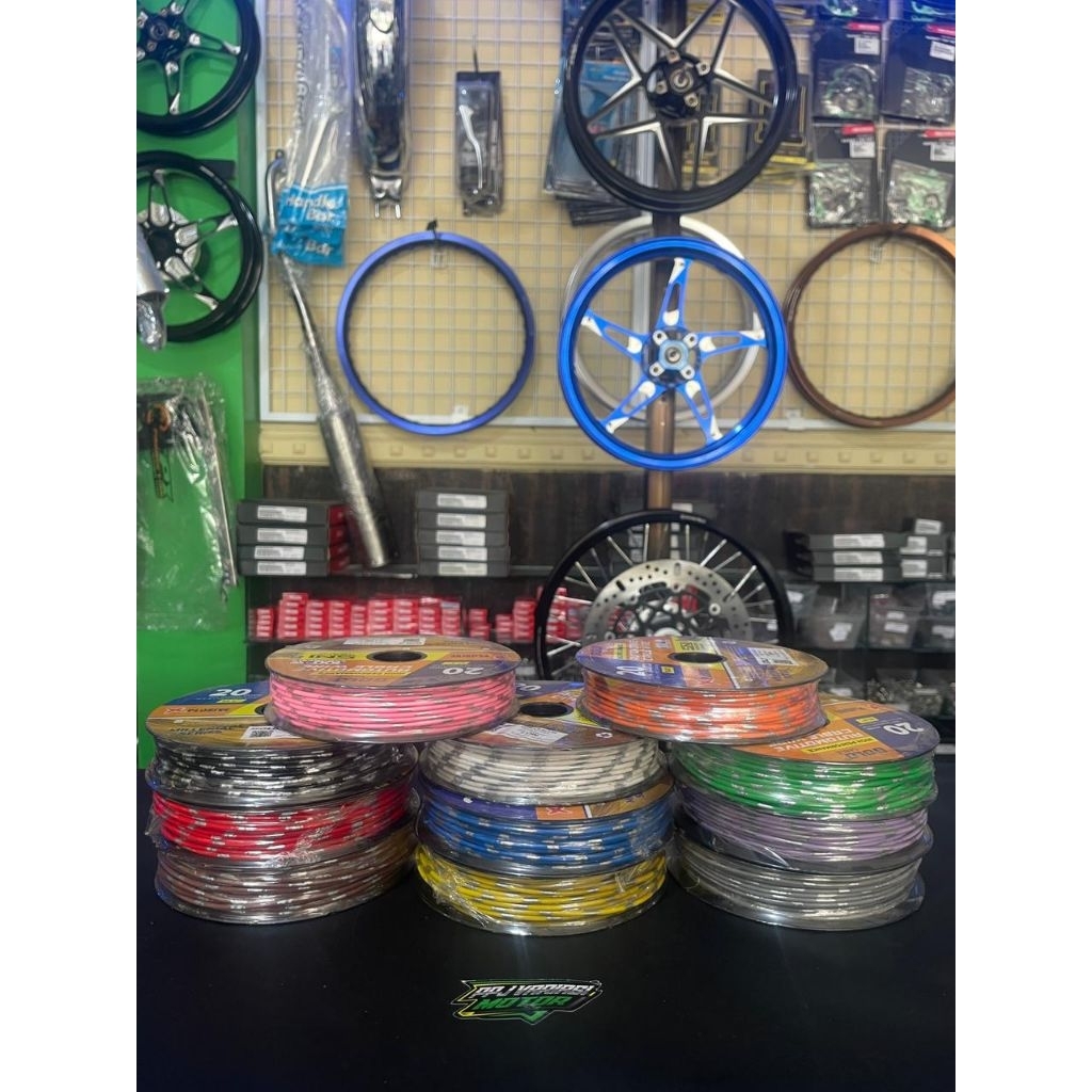 Kabel Bintik AVSS 0.85MM Kabel Otomotif Body Mobil Motor Serabut Tembaga