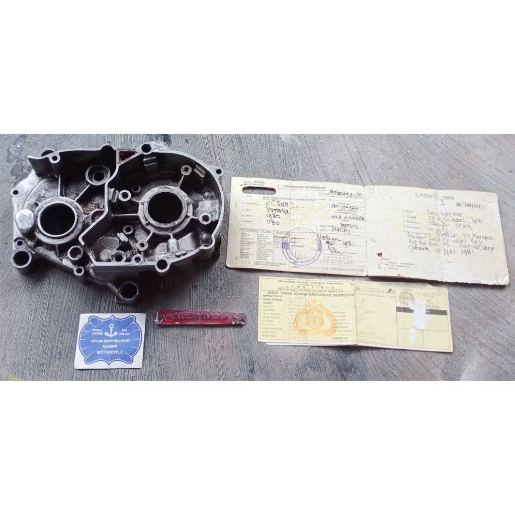 YAMAHA V80 SUPERDELUXE - EXCELLENT BIRU ORIGINAL